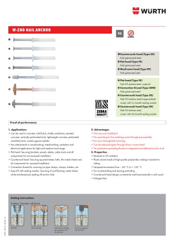 W-ZND NAIL ANCHOR