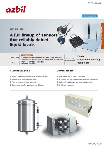 Liquid level sensors