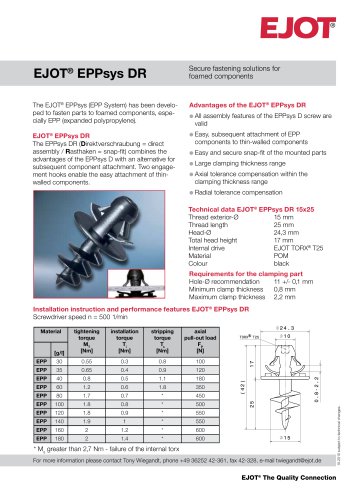 EJOT EPPsys DR