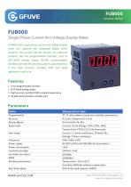 FU8000 SINGLE PHASE AC DC DIGITAL CURRENT AND VOLTAGE DISPLAY METER