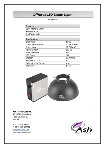 Diffused LED Dome Light