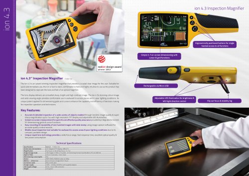 Ion 4.3" Inspection Magnifier