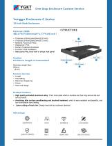 YONGU-19INCH 1U Network Port Enclosure- C02A