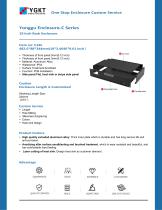 YONGU-19INCH 2U Electronic Metal Enclosure-C14