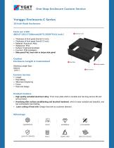 YONGU-19INCH 3U Distribution Electrical Enclosure -C15C