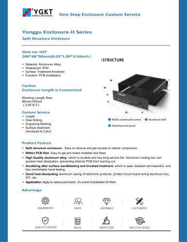 YONGU-Aluminum Distribution Connector Box-H37