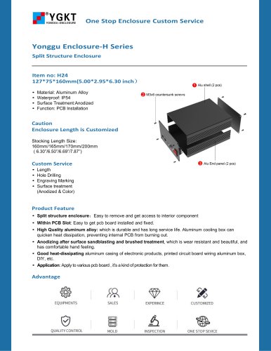 YONGU- Battery Protection Circuit Enclosure -H24