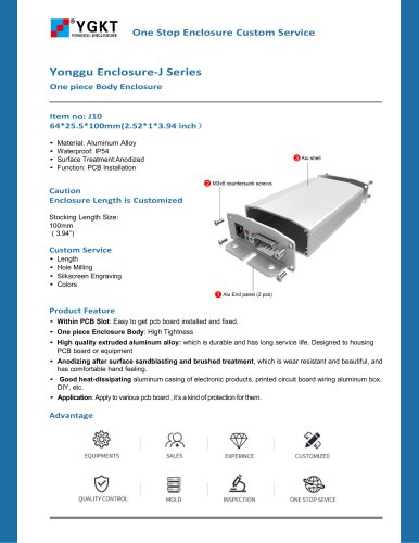 YONGU -  Equipped Electrical Enclosure -J10