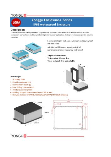 YONGU-Industrial Metal Waterproof Dustproof Case-L09A