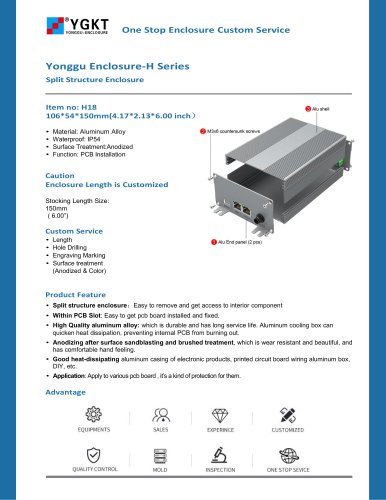 YONGU-Industrial Network Juction Box-H18