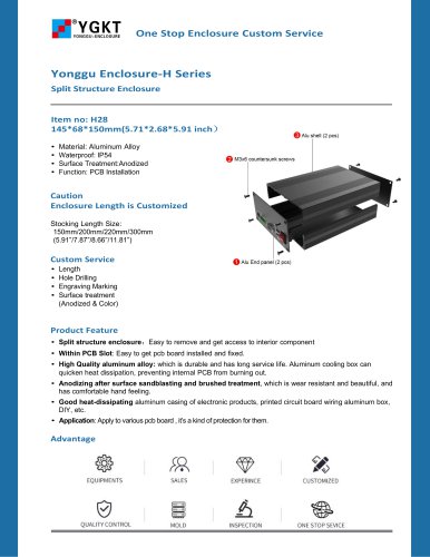 YONGU-Modular Electrical Enclosure-H28