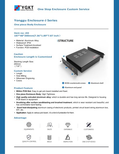 YONGU -Outdoor Electronic Instrument Case -J43