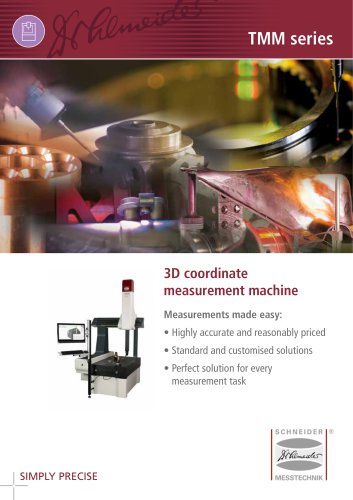 TMM - 3D measurement machine