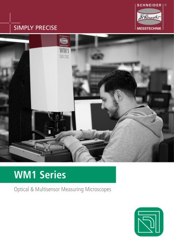 WM1 - High-precision measuring machine / with image processing