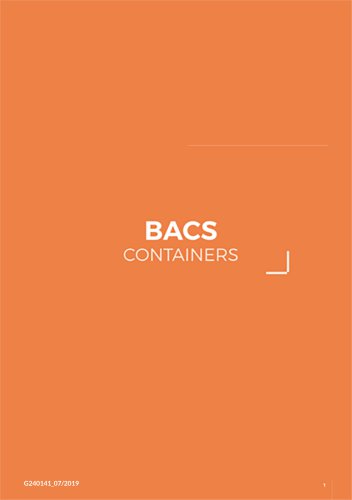 BACS CONTAINERS