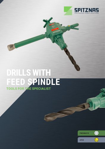 Drills with feed spindle