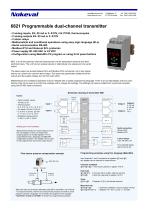 6821 Programmable dual-channel transmitter