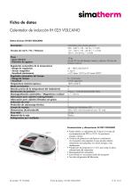 11 51 01 - Technical Data Sheet - IH 025 Volcano - ES - 2