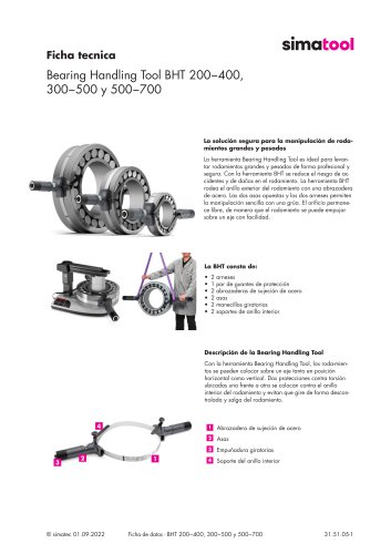 31 51 05 - Technical Data Sheet - BHT 200_400-300_500-500_700 - ES