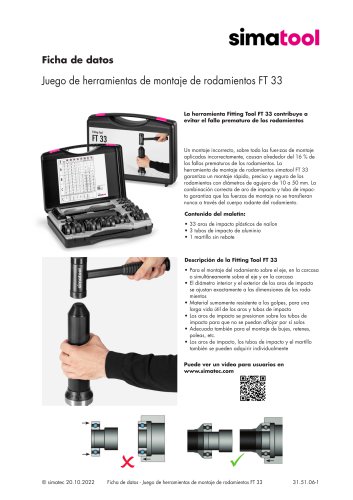 31 51 06 - Technical Data Sheet - FT 33 - ES