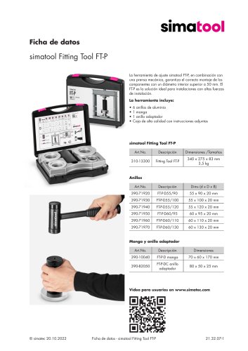 31 51 07 - Technical Data Sheet - FT-P - ES