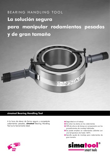 Manipular rodamientos pesados y de gran tamaño - Bearing Handling Tool