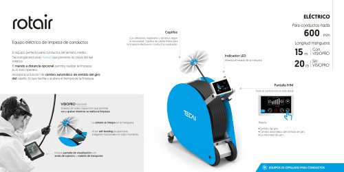 ROTAIR. Robot de cepillado rotativo para los conductos