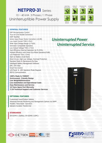 N ETPRO-31 Series