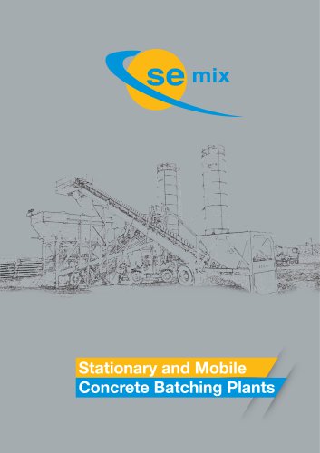 Stationary and Mobile Concrete Batching Plants