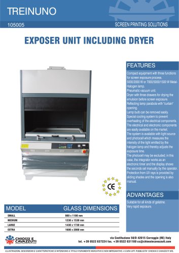 EXPOSER UNIT INCLUDING DRYER