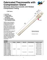 Fabricated Thermowells with Compression Gland