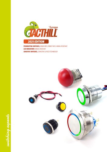 Pushbuttons & Switches - General Catalogue 2025