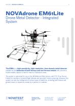 NOVAdrone EM61Lite - Technical Sheet