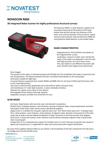 NOVASCAN R660 - Technical Sheet ENG