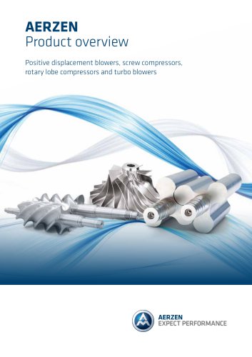 Positive displacement blowers, screw compressors, rotary lobe compressors and turbo blowers
