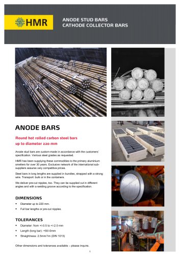 ANODE STUD BARS
