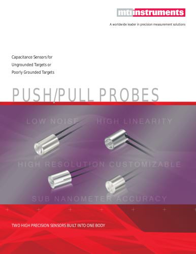 ACCUMEASURE CAPACITANCE PROBES - PUSH-PULL