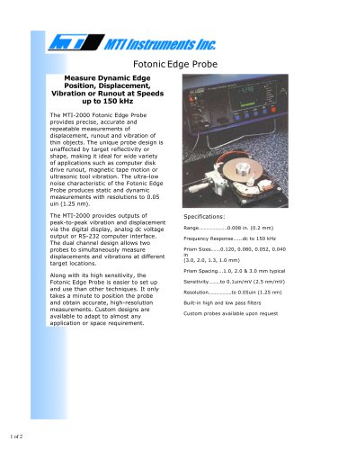 FOTONIC EDGE FIBER-OPTIC PROBE