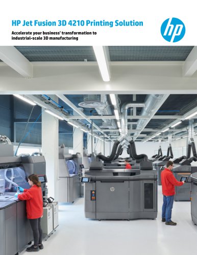 HP Jet Fusion 3D 4210 Printing Solution