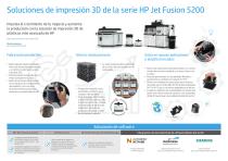 Soluciones de impresión 3D de la serie HP Jet Fusion 5200 - 2