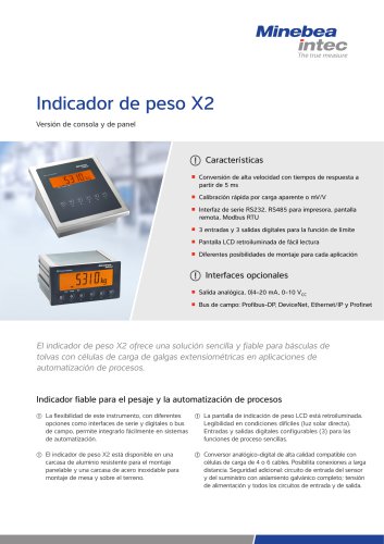 Datasheet X2 (ES)