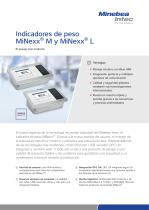 Indicadores de peso MiNexx® M y MiNexx® L