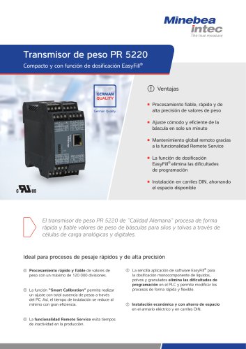 PR 5220 Brochure es