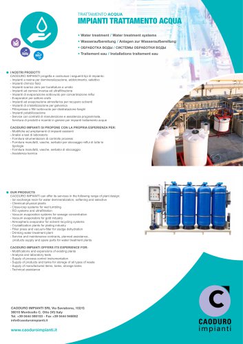 Water treatment / Water treatment systems