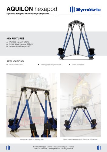 AQUILON motion hexapod