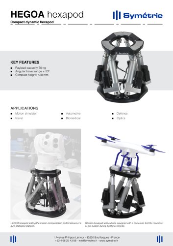 HEGOA motion hexapod