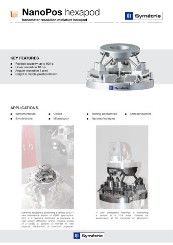 NanoPos hexapod