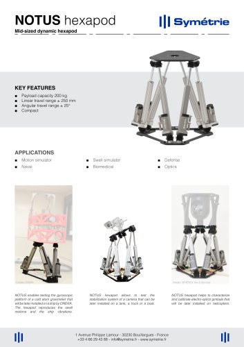 Notus hexapod