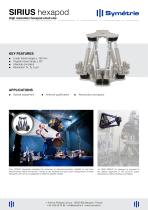 Sirius hexapod
