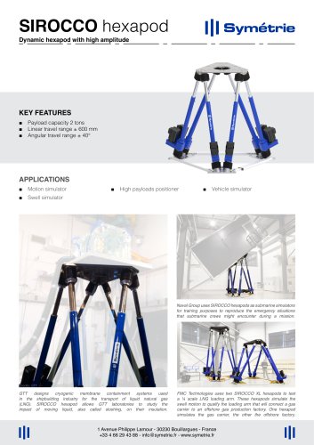 Sirocco hexapod